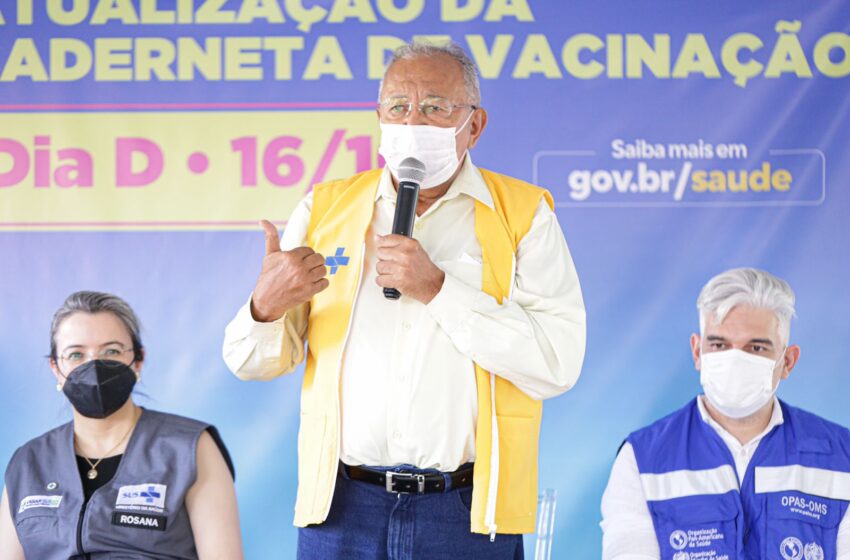  Dia D da campanha de multivacinação contou com representantes do Ministério da Saúde