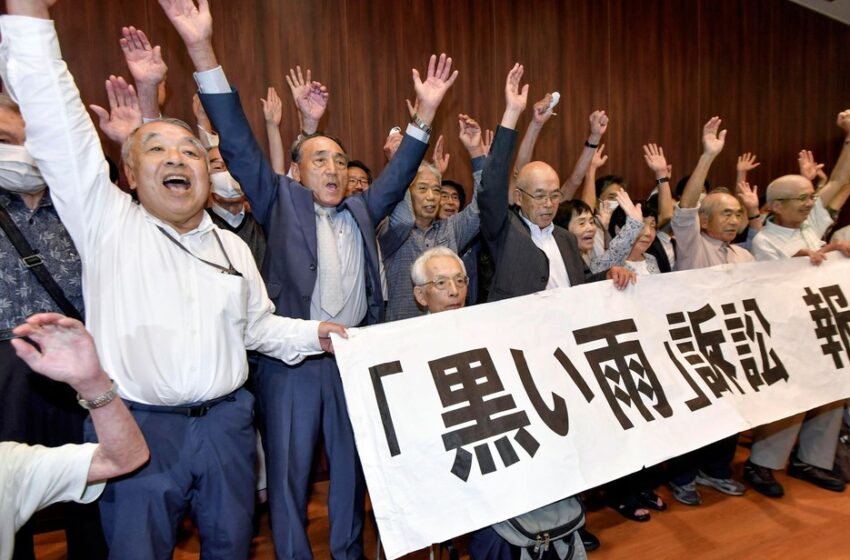  Vítimas da chuva radioativa de Hiroshima são reconhecidas pela Justiça