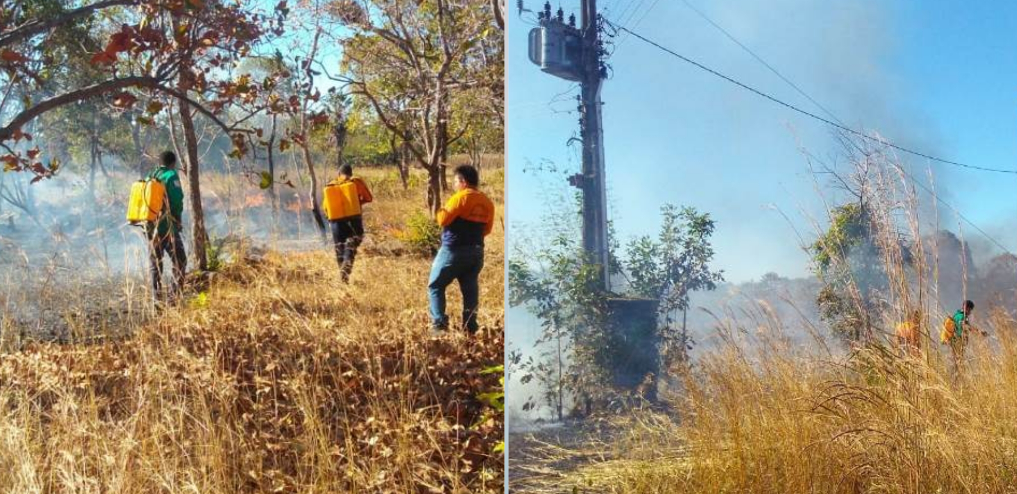 Incêndio em Campo Maior, atinge cemitério da Batalha do Jenipapo