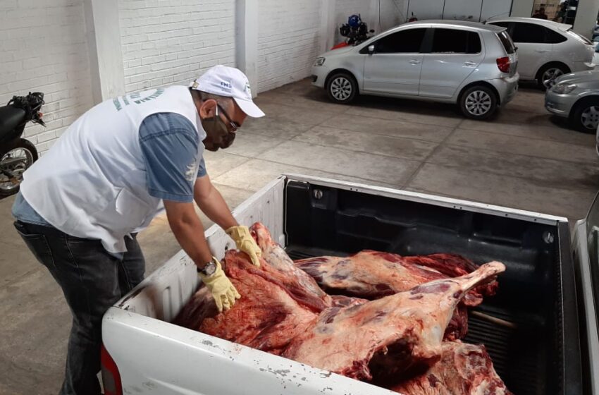  Vigilância Sanitária apreende 171 kg de carne clandestina em Teresina