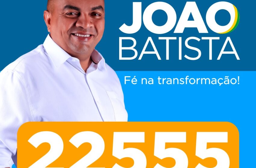  João Batista diz que  sua cadidatura política é um Chamado