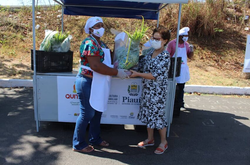  Projeto Quitanda Virtual entrega produtos na ponte estaiada em Teresina