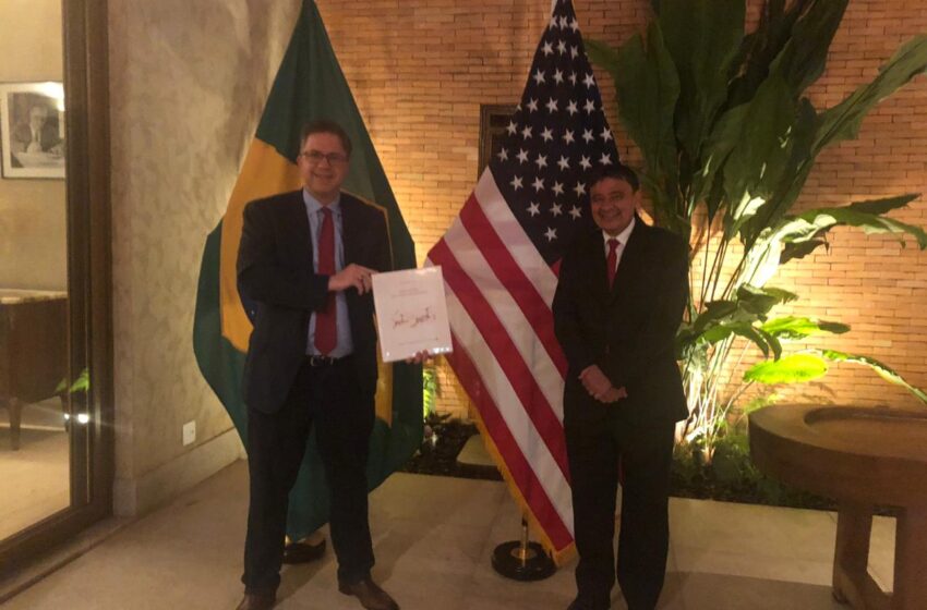  Governador acerta com embaixador dos EUA investimentos no Piauí
