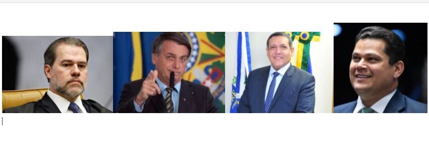  Presidente reúne Dias Toffoli, Davi Alcolumbre e Kassio Marques
