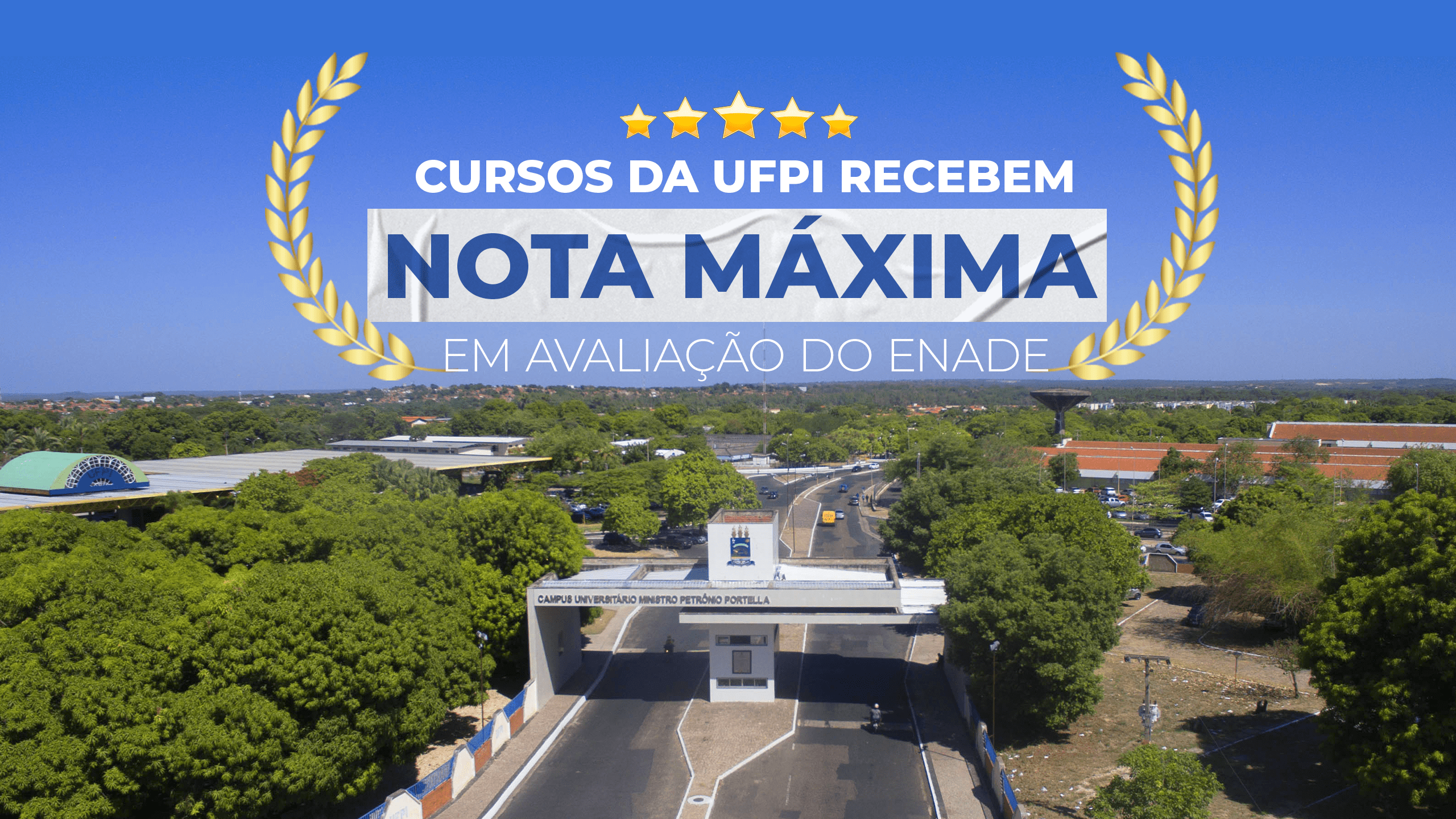 Cinco cursos da UFPI têm nota máxima no Enade