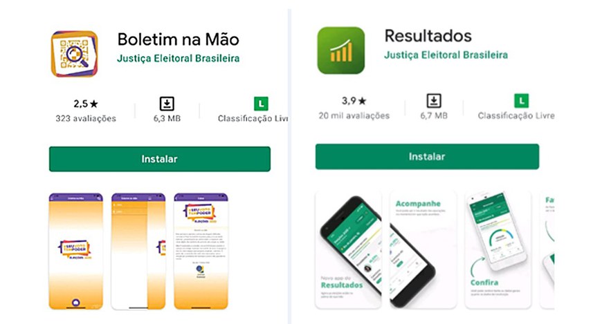 TSE disponibiliza aplicativos para acompanhar resultado das eleições