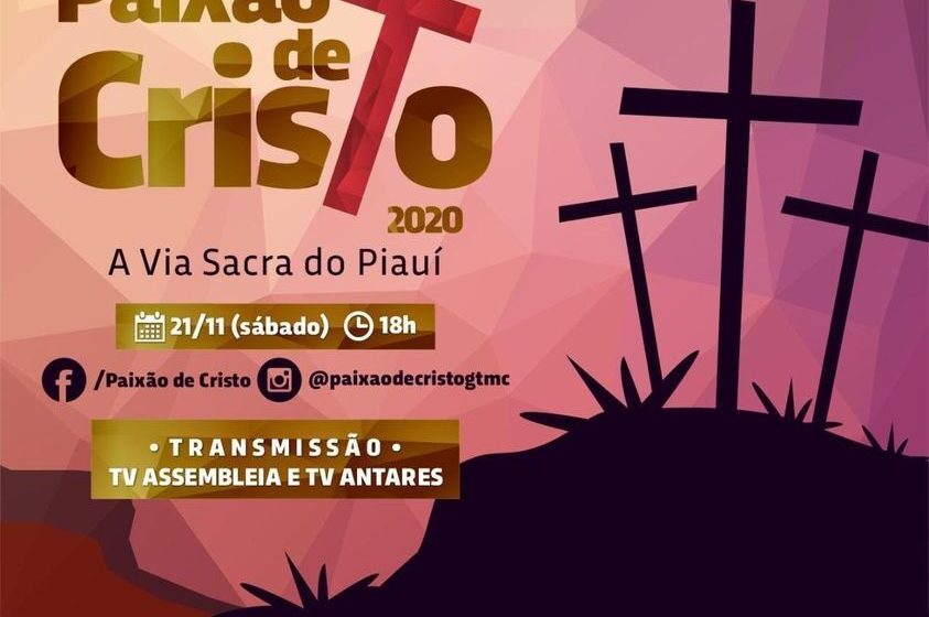  Paixão de Cristo será encenada nesse sábado(21) e transmitido pelas TVs públicas