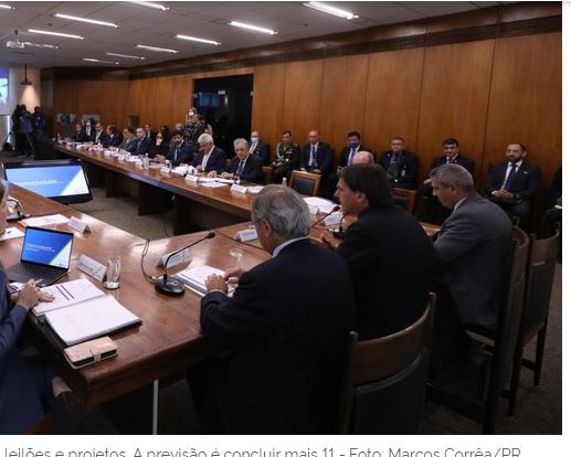  Bolsonaro estima investimentos de 367 bilhões com leilões