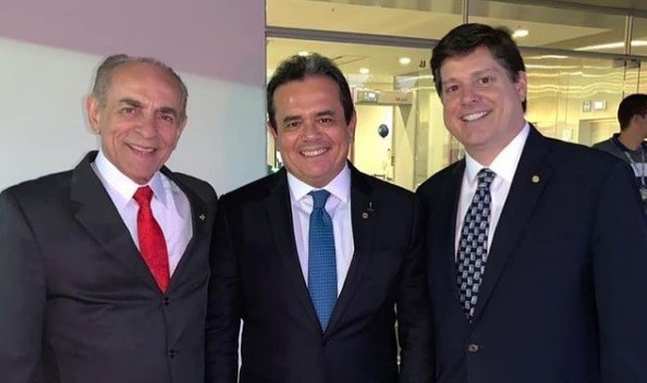  Senador Marcelo e deputado Henrique participam do lançamento oficial da candidatura de Baleia Rossi a presidência da câmara