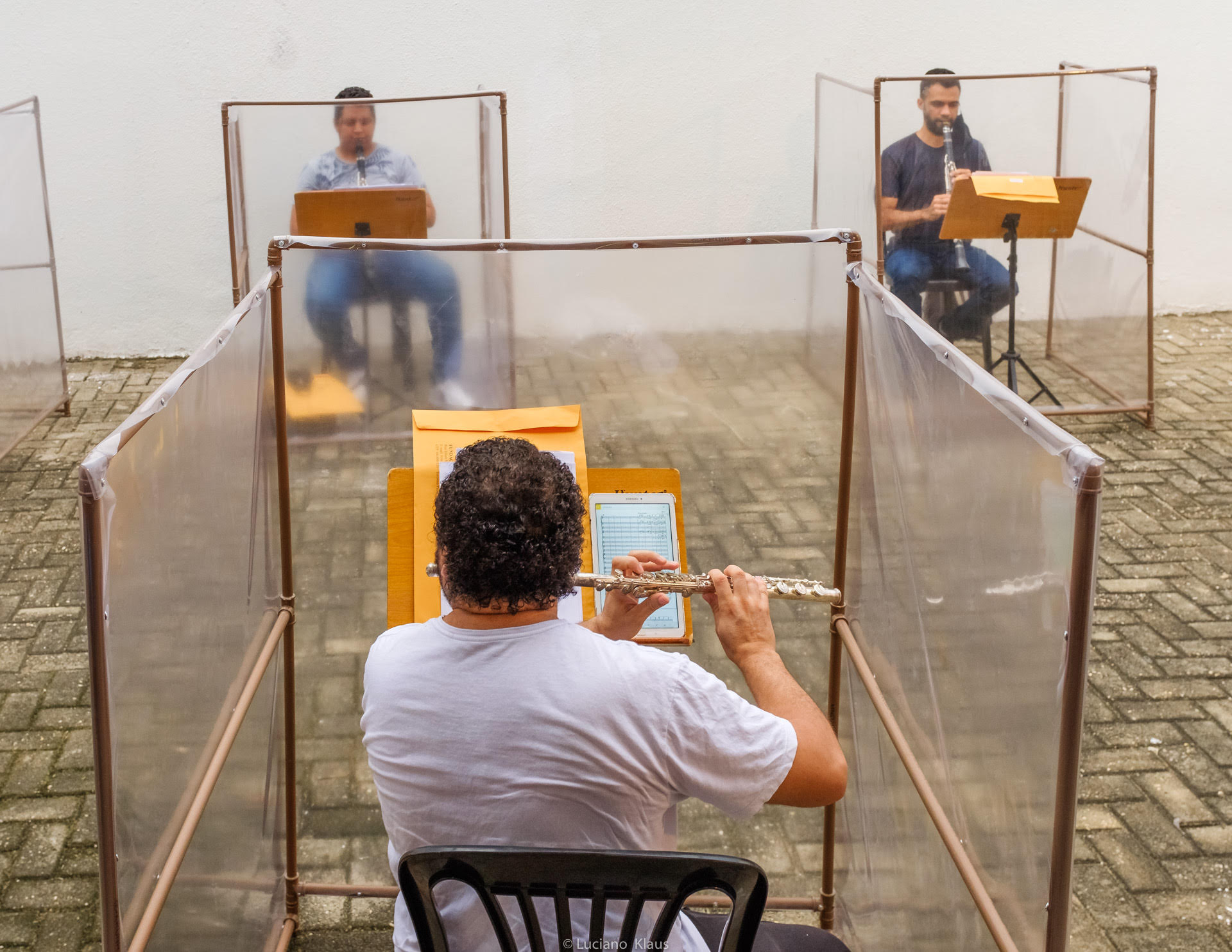 Orquestra Sinfônica de Teresina faz ensaio com distanciamento social