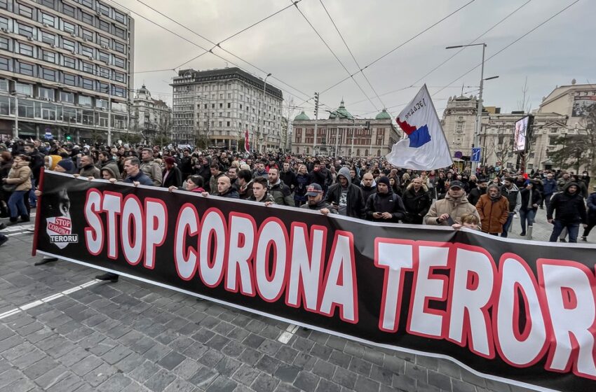  Europeus vão às ruas em manifestações anti-lockdown
