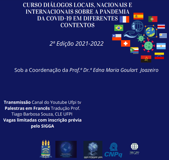 UFPI inicia Curso de Diálogos sobre a Pandemia nesta tera-feira(23)