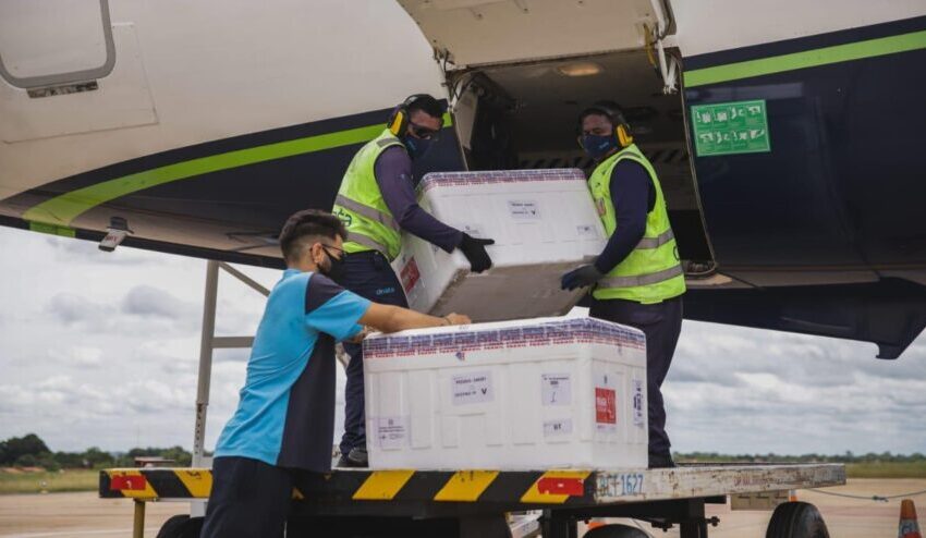  Piauí recebe 22º lote com 90.440 doses para iniciar vacinação de aeroportuários