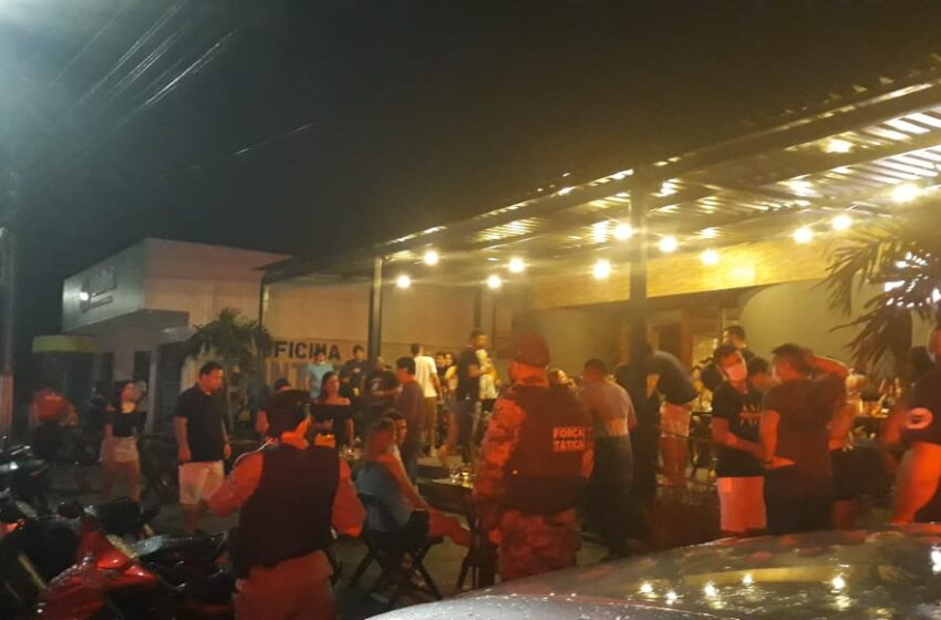  PM fecha bares que promoviam festas e aglomerações em Parnaíba