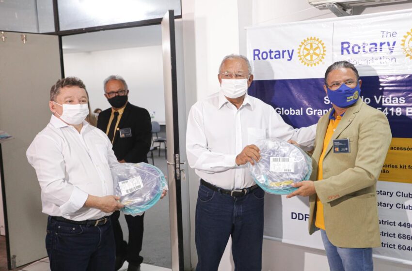  Teresina recebe doação de capacetes respiratórios do Rotary Club do Brasil