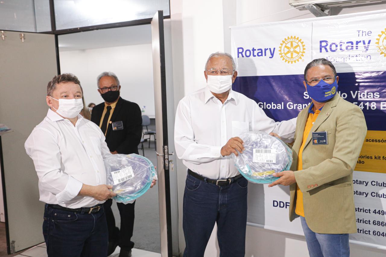 Teresina recebe doação de capacetes respiratórios do Rotary Club do Brasil