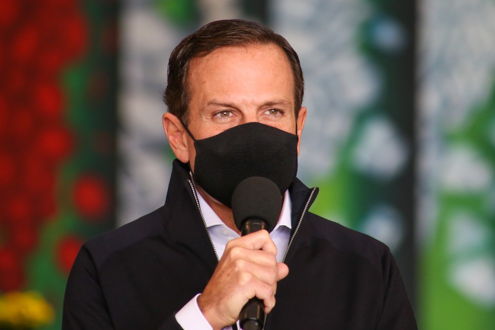 Doria, vacinado com 1ª e 2ª doses, testou positivo para a Covid-19 pela 2ª vez