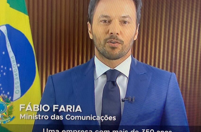  Fábio Farias usa TV para defender a privatização dos Correios