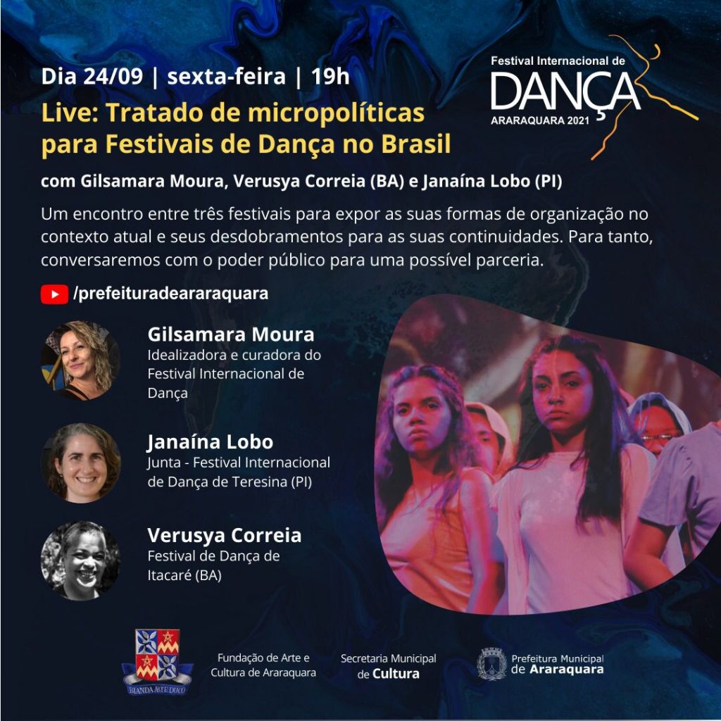 Balé da Cidade de Teresina será representado em live com artistas da Bahia e São Paulo