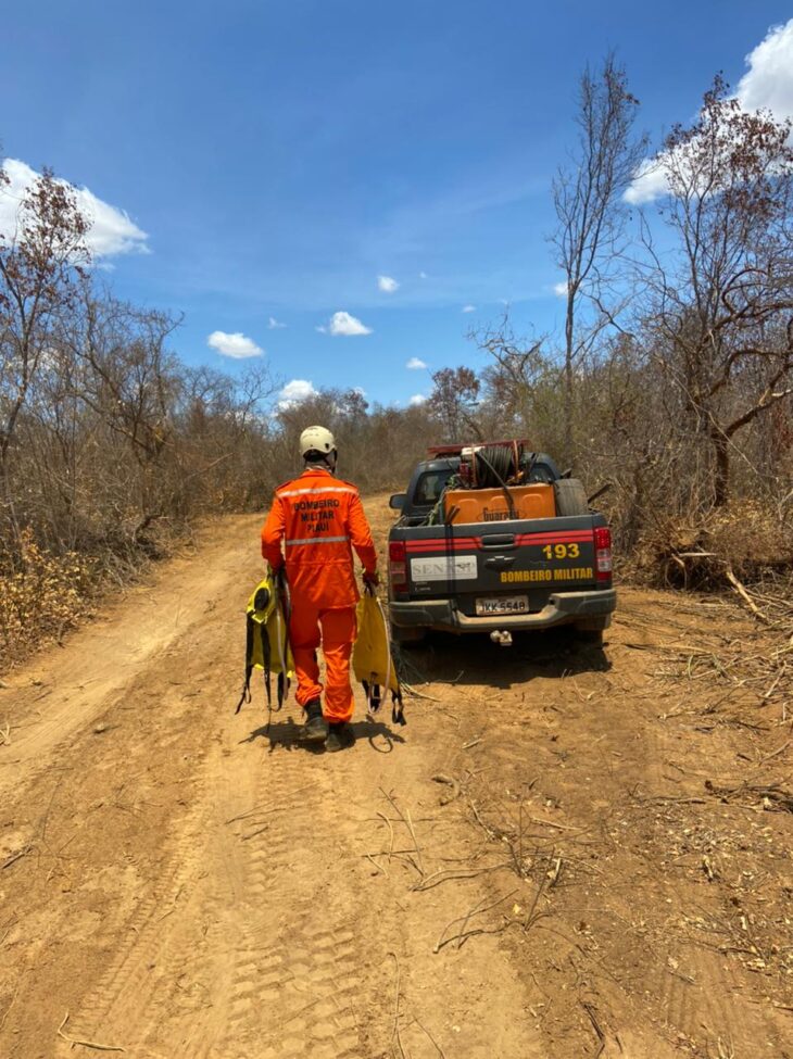 Corpo de Bombeiros realiza força-tarefa para combater incêndios no Piauí