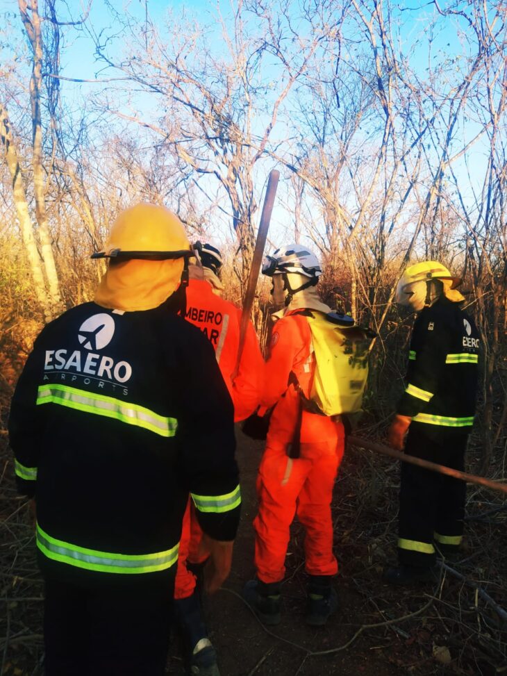 Esaero auxilia bombeiros no combate aos incêndios no sul do Piauí