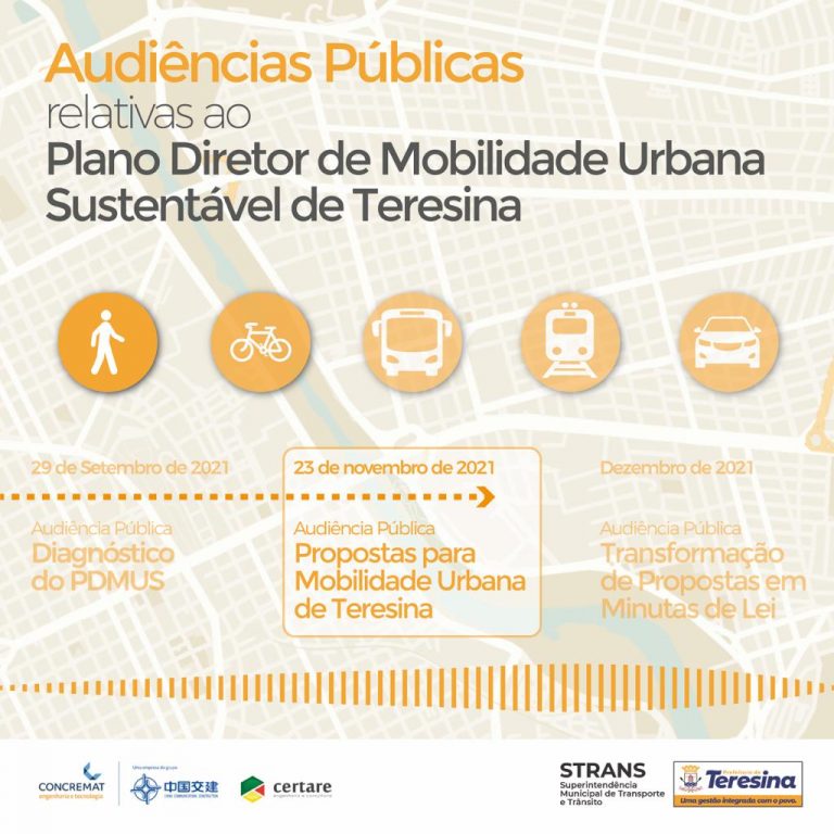 Strans realizará Audiência Pública para debater as Propostas para a Mobilidade Urbana de Teresina