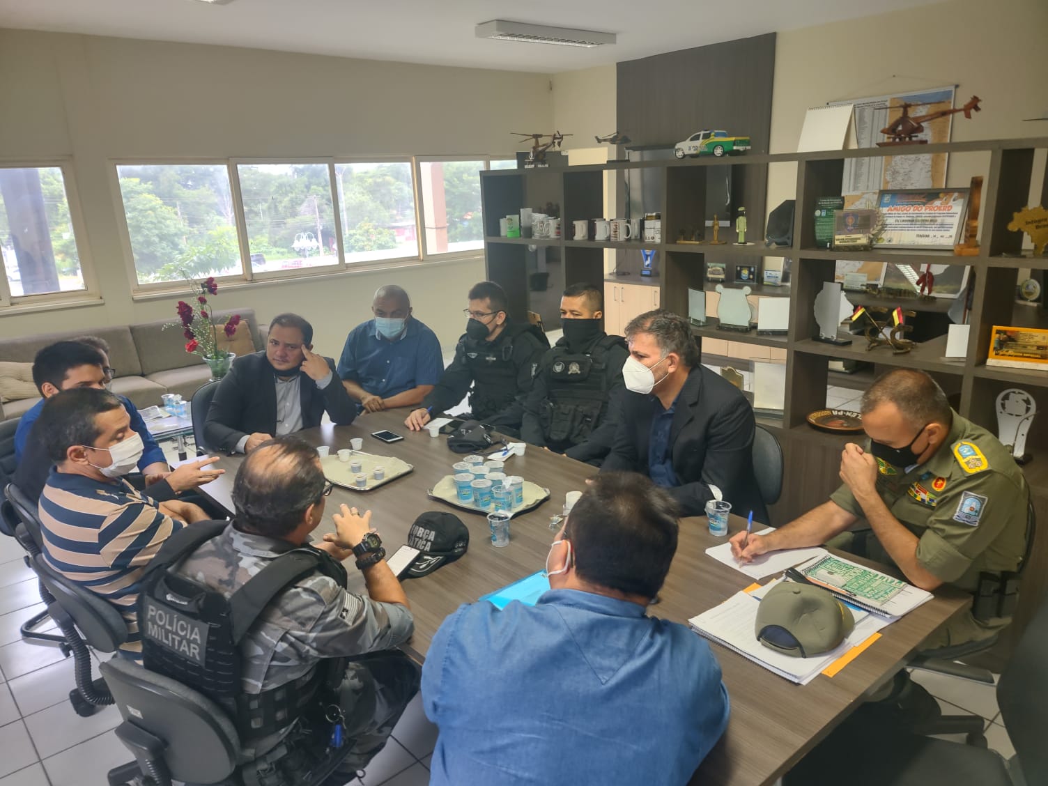 PMPI se reúne com presidentes de clubes de tiro de Teresina para elaboração de normas