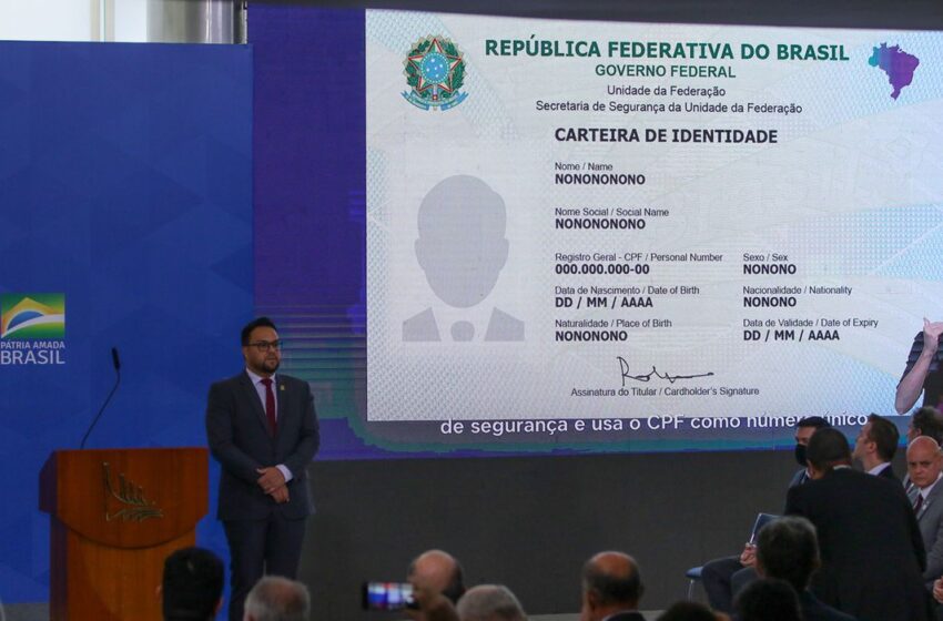  Governo lança carteira nacional de identidade com registro único