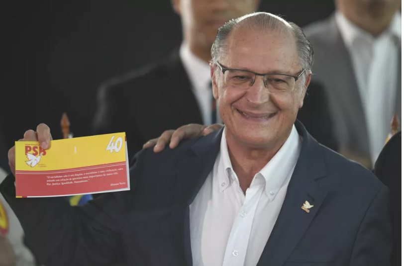  Geraldo Alckmin se filia ao PSB