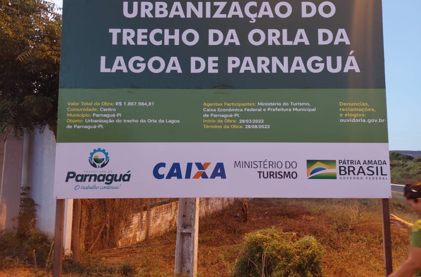  Henrique Pires anuncia início das obras na Lagoa Parnaguá