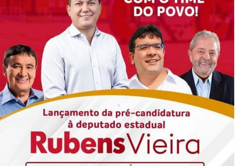  Wellington Dias e Rafael Fonteles participam de lançamento de pré-candidatura de Rubens Vieira em Cocal