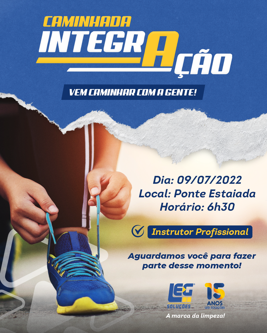 Empresa LeG Soluções realiza hoje(09) caminhada IntegrAÇÃO