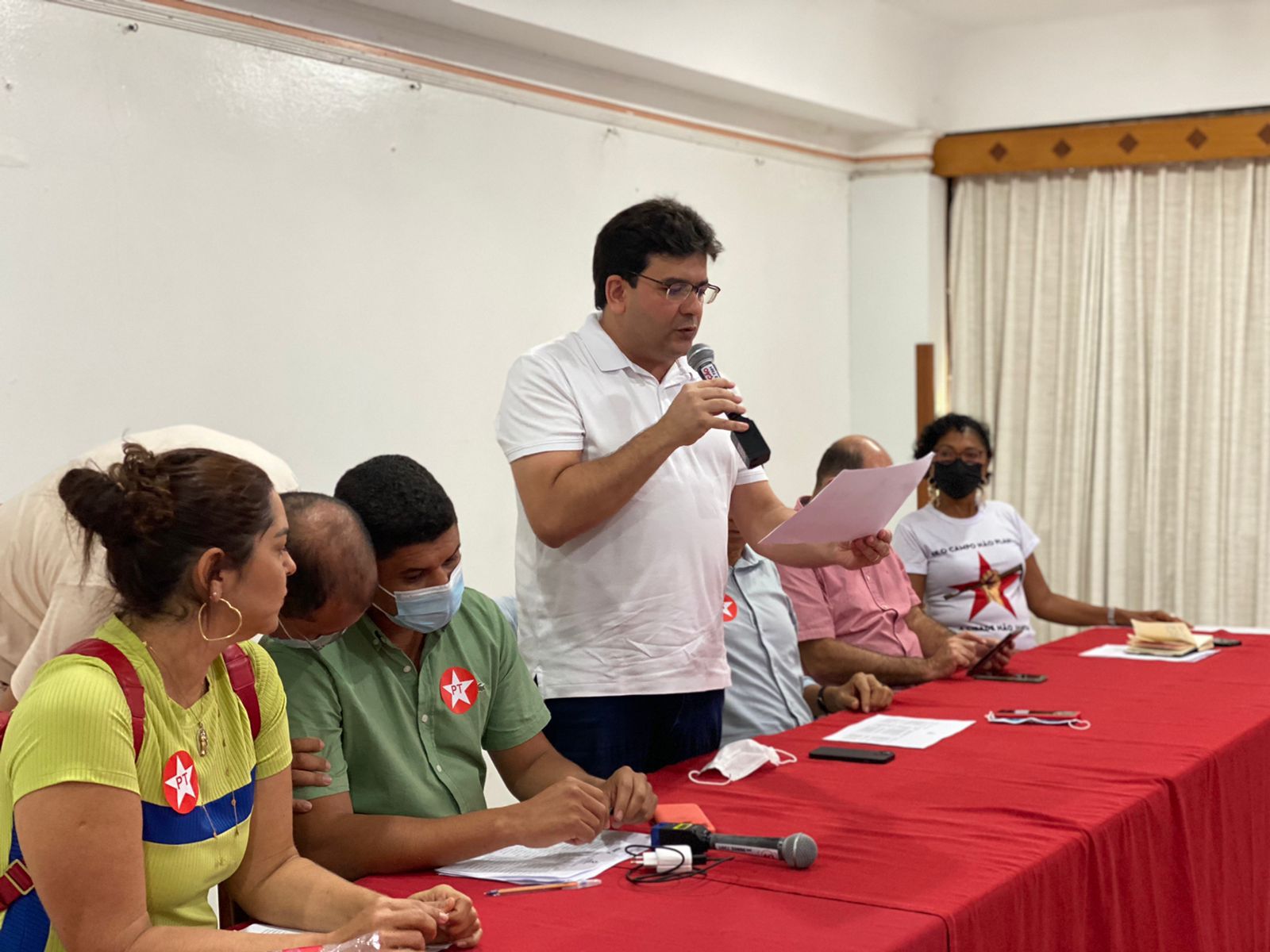 Rafael Fonteles coordena reunião de alinhamento do PT para convenções