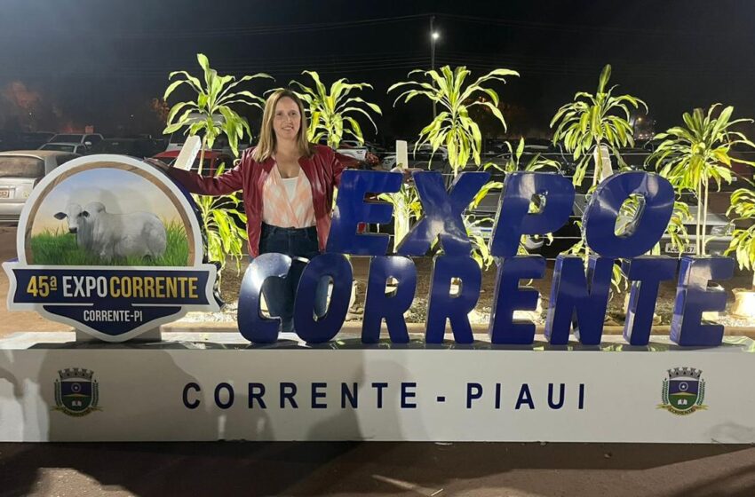  Viviane Moura visita ExpoCorrente e fala da importância da Rodovia Transcerrados