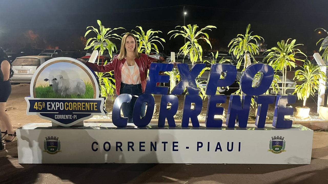 Viviane Moura visita ExpoCorrente e fala da importância da Rodovia Transcerrados