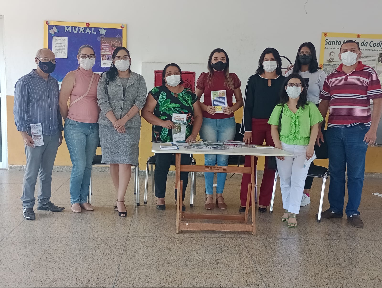 Cendrogas participa de ação pelo Agosto Lilás