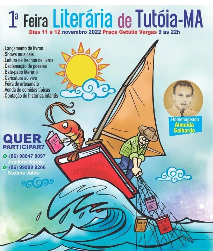 1ª Feira Literária de Tutoia será realizada esta semana