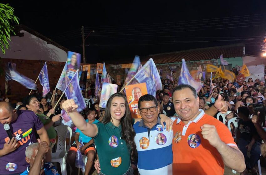  Deputado Evaldo e Fernanda Gomes reúnem apoiadores na zona Norte de Teresina