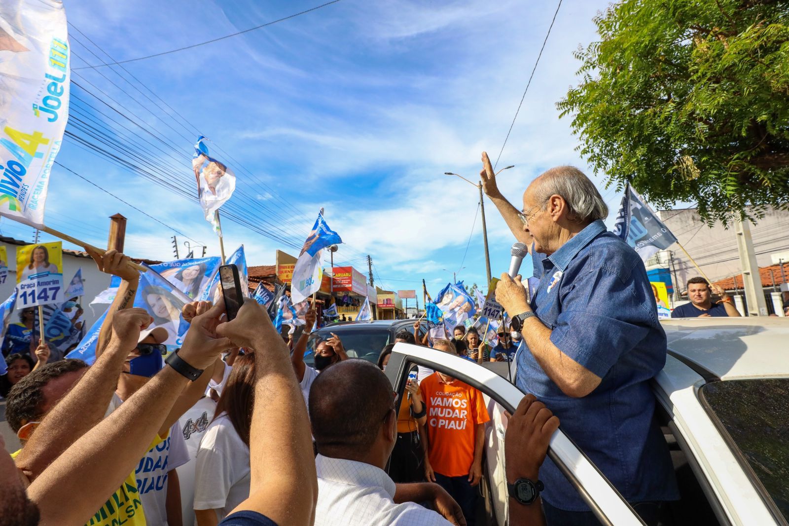 Sílvio Mendes cumpre agenda e comenta pesquisa IPEC / TV Globo
