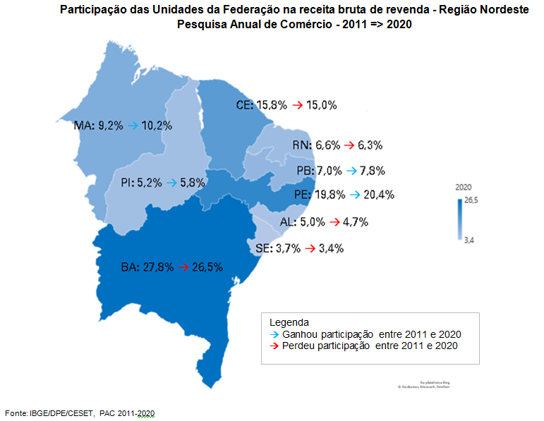 Piauí tem segundo maior crescimento de serviços do Brasil