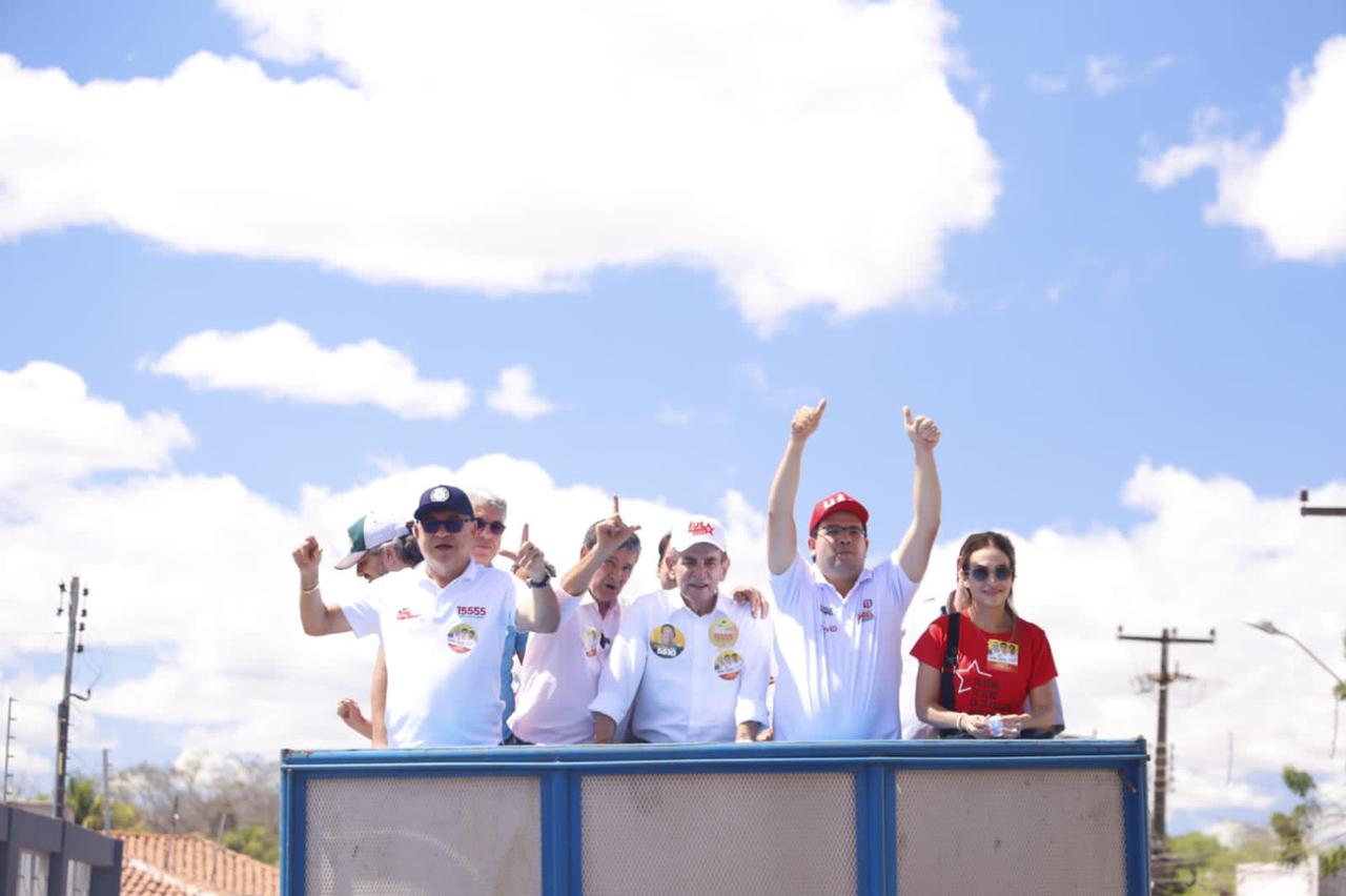 João Mádison e Georgiano Neto recebem Rafael e Wellington na região sul