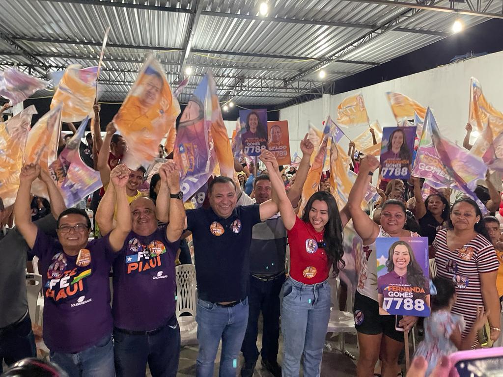 Deputado Evaldo e Vereadora Fernanda reúnem apoiadores na zona Sudeste de Teresina