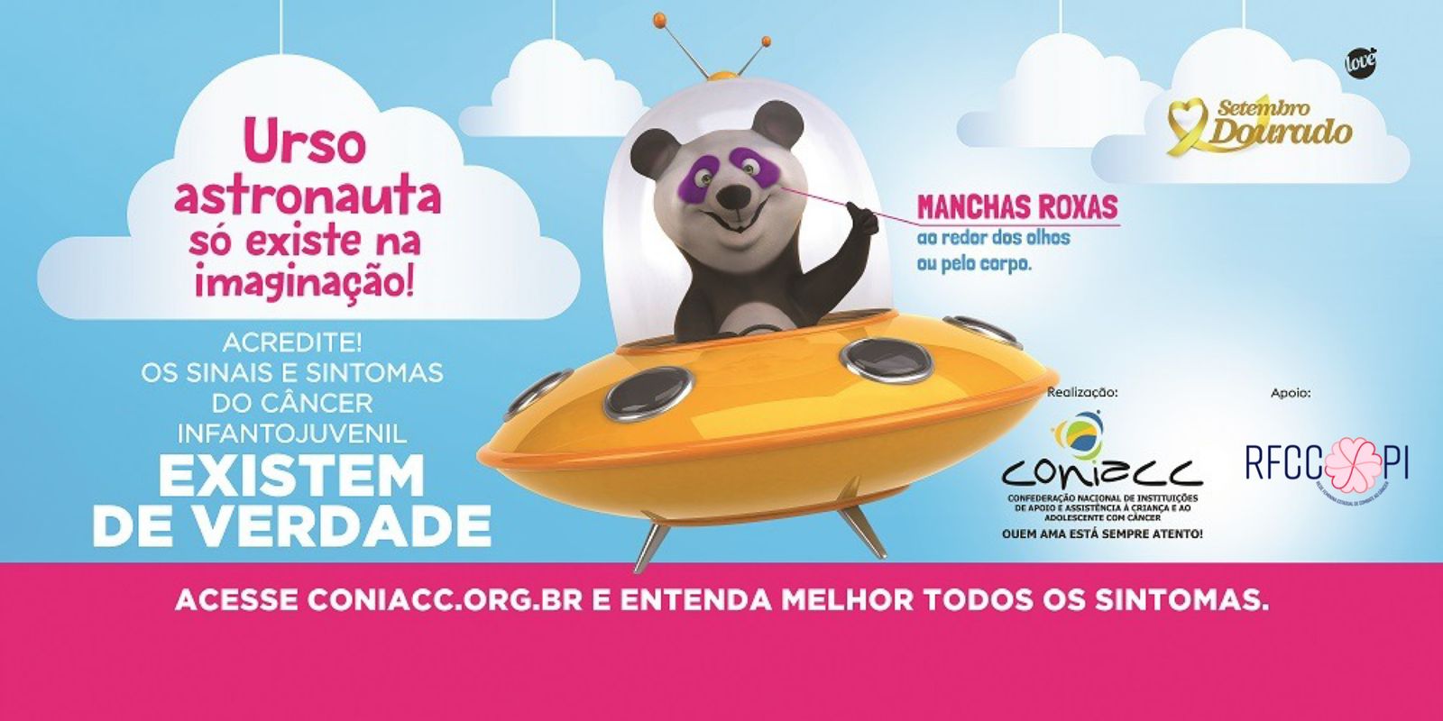 Campanha Setembro Dourado destaca sintomas do câncer infanto-juvenil