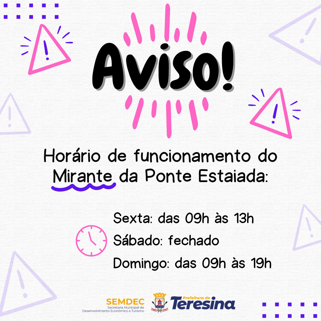 Mirante da Ponte Estaiada muda horários de funcionamento neste fim de semana