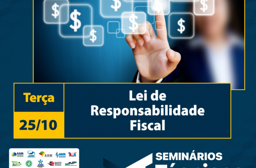  Confederação dos Municípios realiza seminário hoje(25) sobre Lei de Responsabilidade Fiscal