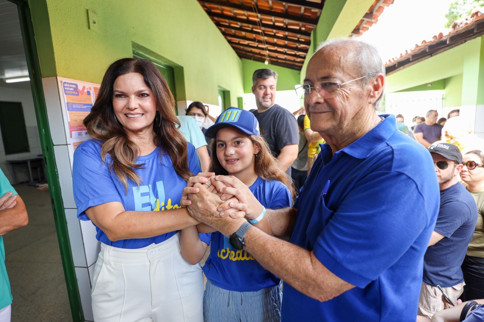 Silvio e Iracema acompanham apuração na casa do Ministro Ciro Nogueira