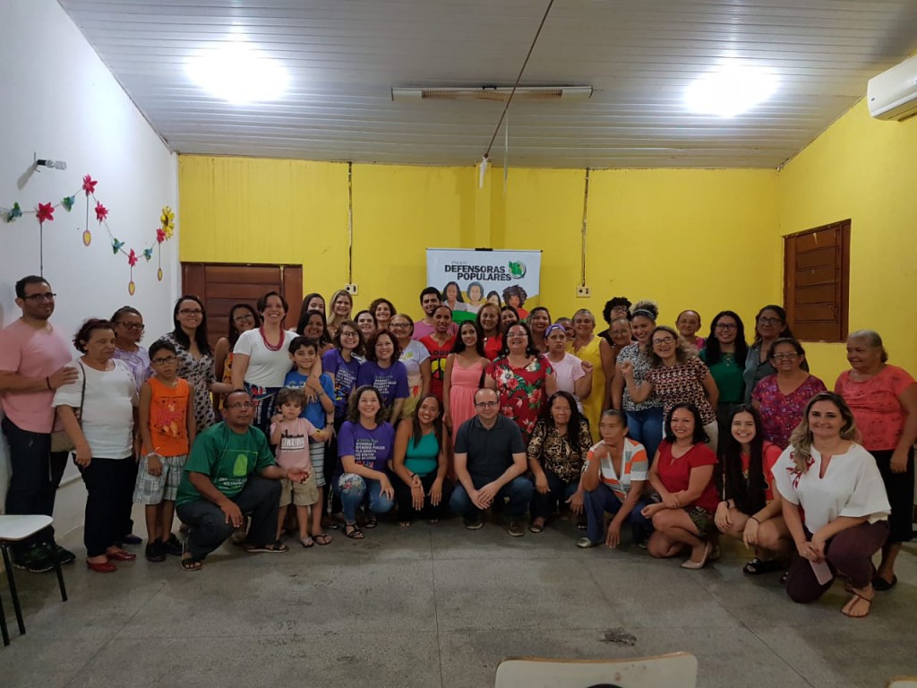 Projeto Defensoras Populares incentiva mulheres buscarem direitos