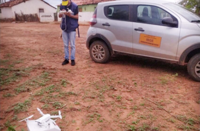  IBGE utiliza drone em áreas rurais