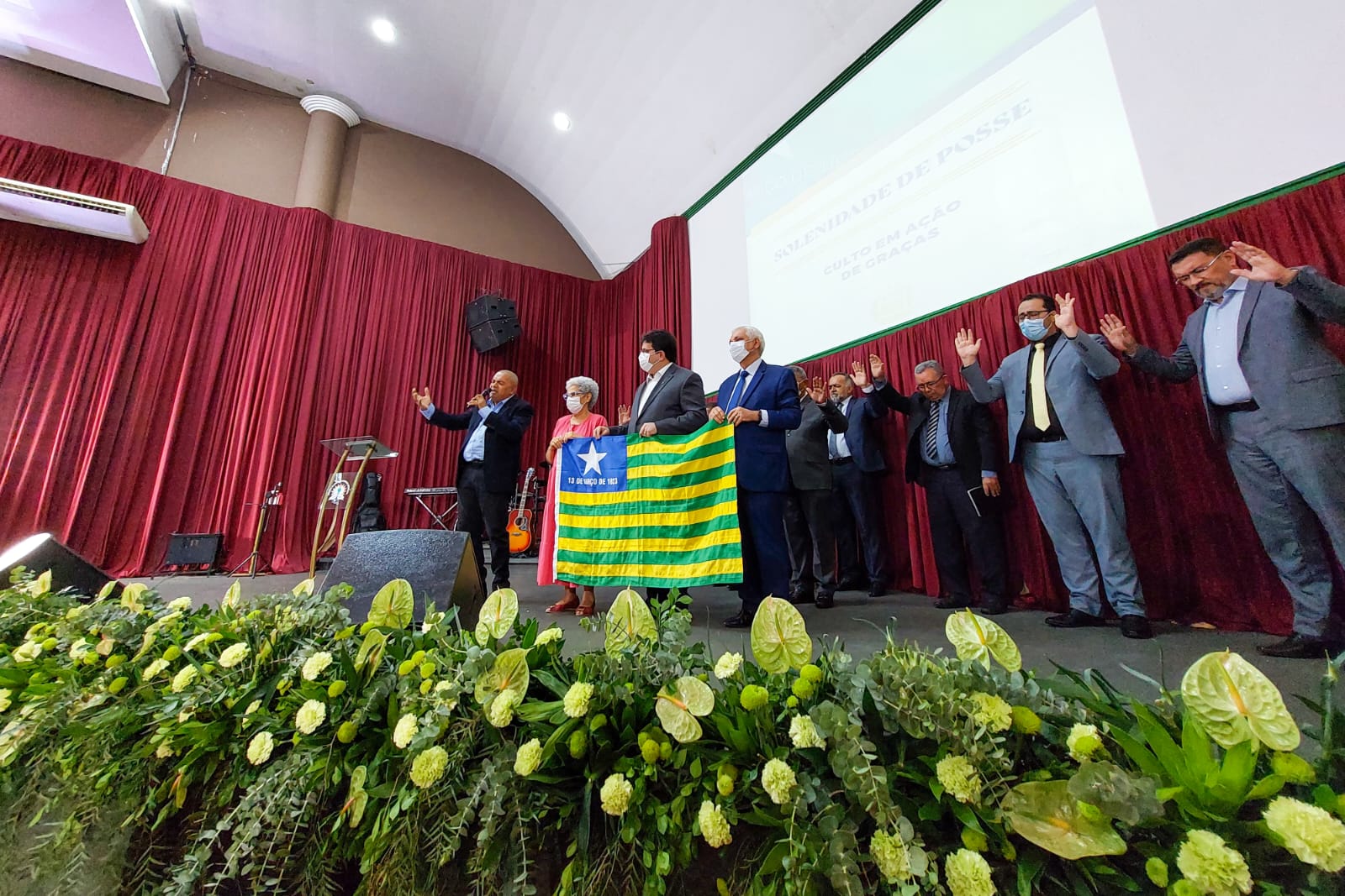 Rafael Fonteles participa de culto em ação de graças pela nova gestão