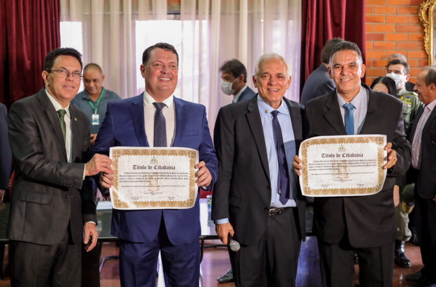  Marco Aurélio Maia e Coreonel Cristiano recebem título de cidadania piauiense